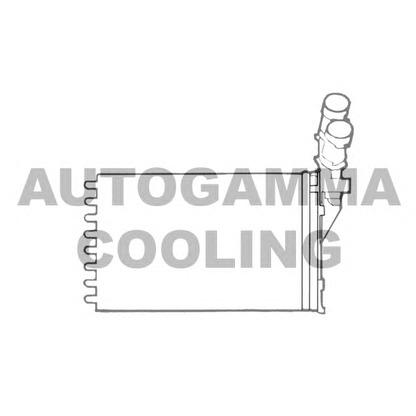 Photo Heat Exchanger, interior heating AUTOGAMMA 101684