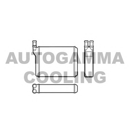 Photo Heat Exchanger, interior heating AUTOGAMMA 101686