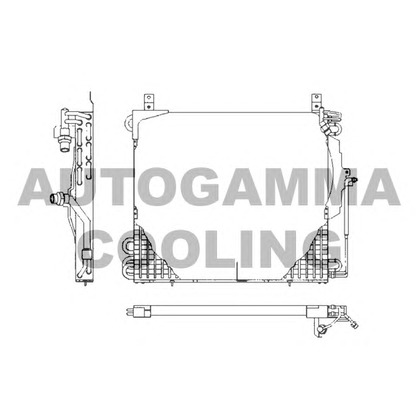 Foto Condensador, aire acondicionado AUTOGAMMA 101698