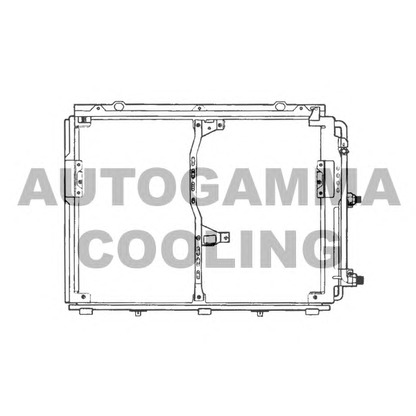 Photo Condenser, air conditioning AUTOGAMMA 101705