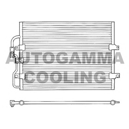Photo Condenser, air conditioning AUTOGAMMA 101706