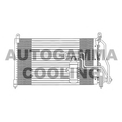 Photo Condenser, air conditioning AUTOGAMMA 101715