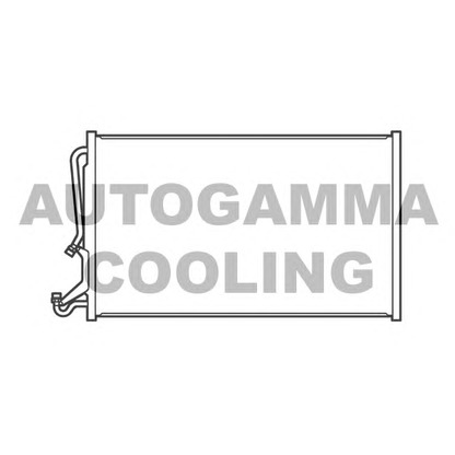 Photo Condenser, air conditioning AUTOGAMMA 101752