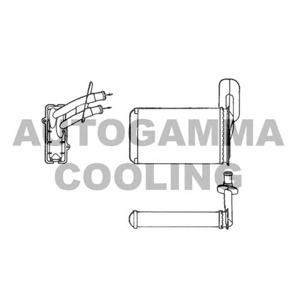 Photo Heat Exchanger, interior heating AUTOGAMMA 101775