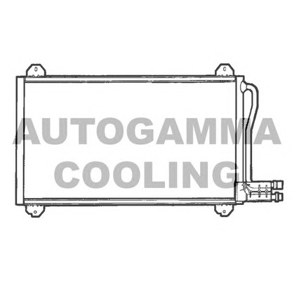 Photo Condenser, air conditioning AUTOGAMMA 101834