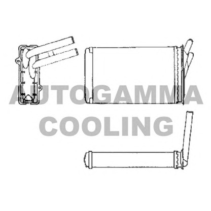 Photo Heat Exchanger, interior heating AUTOGAMMA 101972