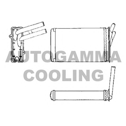 Zdjęcie Wymiennik ciepła, ogrzewanie wnętrza AUTOGAMMA 101972