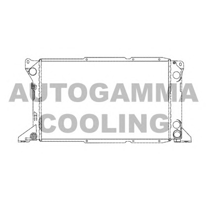 Photo Radiator, engine cooling AUTOGAMMA 102088