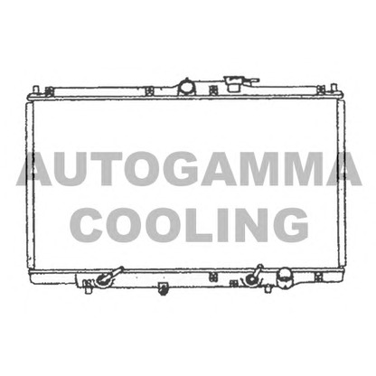 Photo Radiateur, refroidissement du moteur AUTOGAMMA 102121