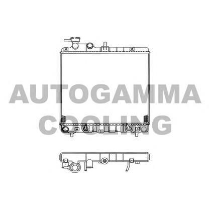 Photo Radiator, engine cooling AUTOGAMMA 102125