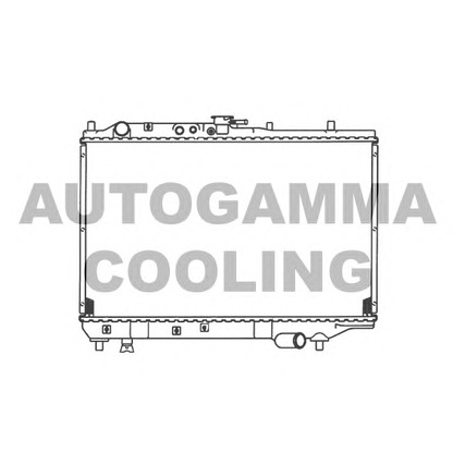 Foto Radiador, refrigeración del motor AUTOGAMMA 102135