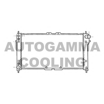 Photo Radiateur, refroidissement du moteur AUTOGAMMA 102141