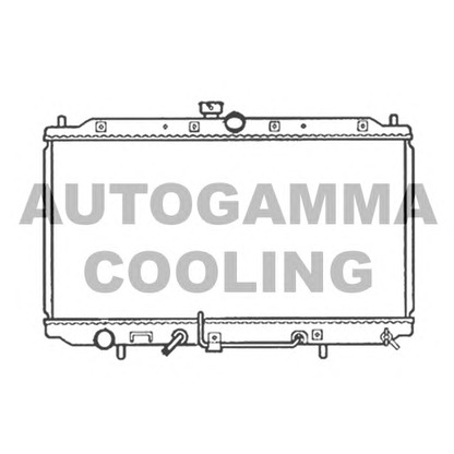 Photo Radiator, engine cooling AUTOGAMMA 102170