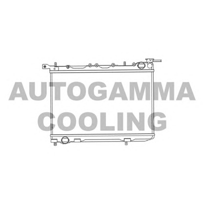 Photo Radiator, engine cooling AUTOGAMMA 102182