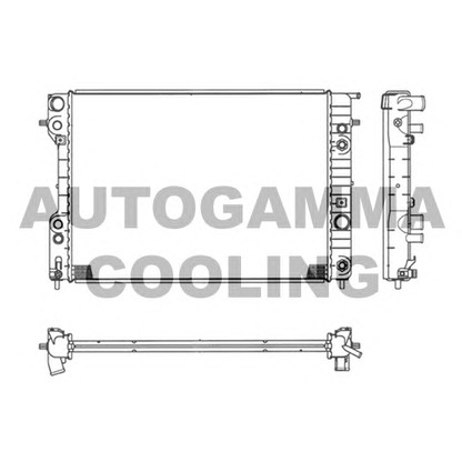Foto Kühler, Motorkühlung AUTOGAMMA 102254