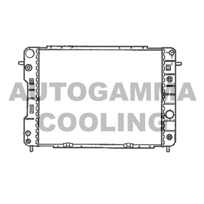 Photo Radiator, engine cooling AUTOGAMMA 102259