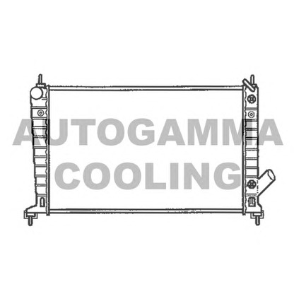 Photo Radiator, engine cooling AUTOGAMMA 102302