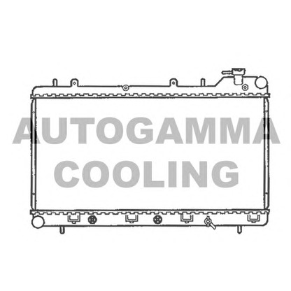 Photo Radiateur, refroidissement du moteur AUTOGAMMA 102309