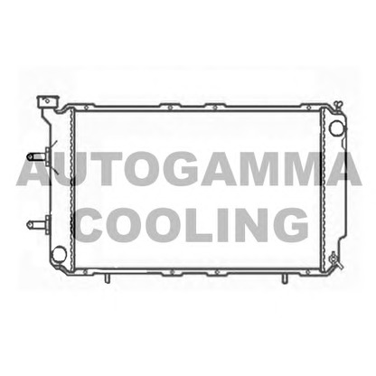 Foto Radiador, refrigeración del motor AUTOGAMMA 102312