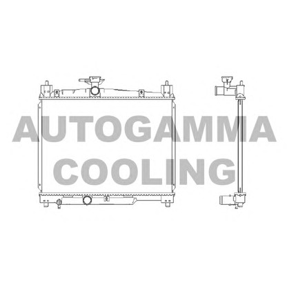 Photo Radiateur, refroidissement du moteur AUTOGAMMA 102378