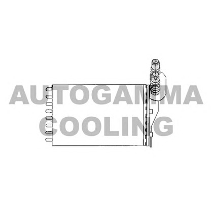 Photo Heat Exchanger, interior heating AUTOGAMMA 102416