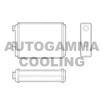 Photo Heat Exchanger, interior heating AUTOGAMMA 102463