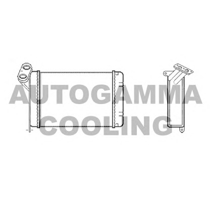 Photo Heat Exchanger, interior heating AUTOGAMMA 102537