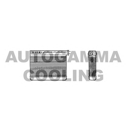 Photo Heat Exchanger, interior heating AUTOGAMMA 102539