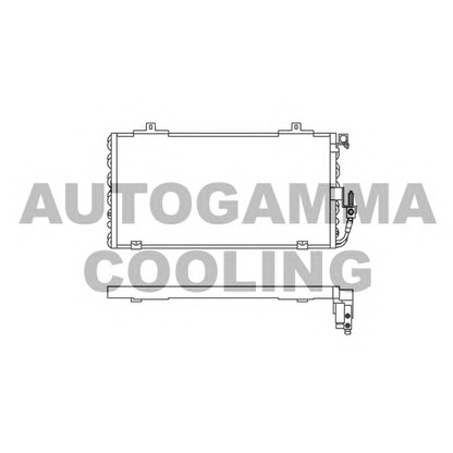 Photo Condenser, air conditioning AUTOGAMMA 102571