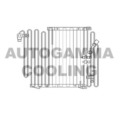 Photo Condenser, air conditioning AUTOGAMMA 102573