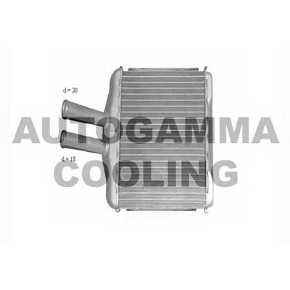 Photo Heat Exchanger, interior heating AUTOGAMMA 102585