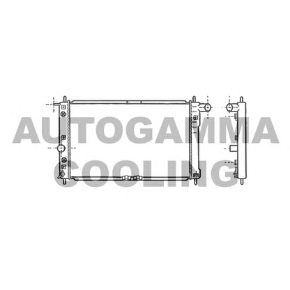 Foto Kühler, Motorkühlung AUTOGAMMA 102588