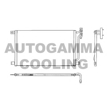 Foto Condensador, aire acondicionado AUTOGAMMA 102605