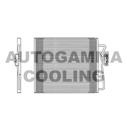 Photo Condenser, air conditioning AUTOGAMMA 102616