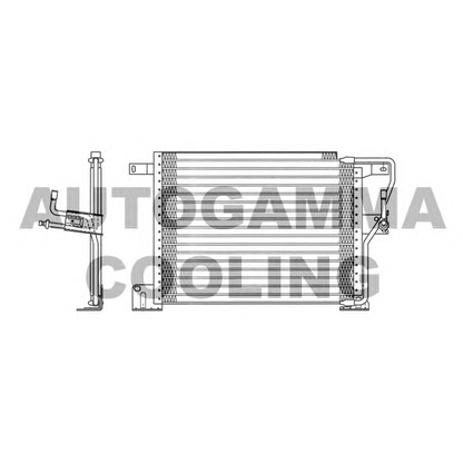 Photo Condenser, air conditioning AUTOGAMMA 102621