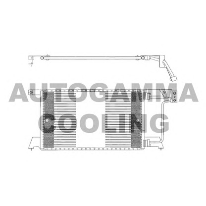 Photo Condenser, air conditioning AUTOGAMMA 102622