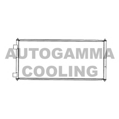 Photo Condenser, air conditioning AUTOGAMMA 102658