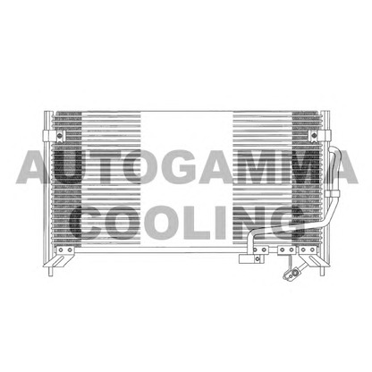 Photo Condenser, air conditioning AUTOGAMMA 102671