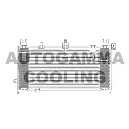 Photo Condenser, air conditioning AUTOGAMMA 102672