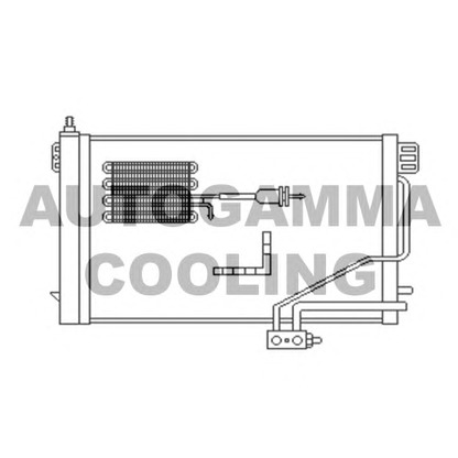 Фото Конденсатор, кондиционер AUTOGAMMA 102702