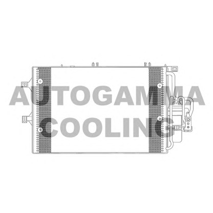 Photo Condenser, air conditioning AUTOGAMMA 102738