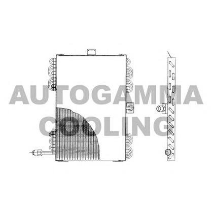 Foto Condensatore, Climatizzatore AUTOGAMMA 102751