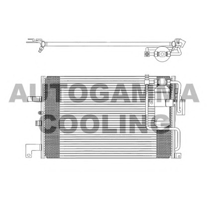 Photo Condenser, air conditioning AUTOGAMMA 102774