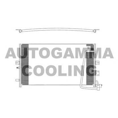 Photo Condenser, air conditioning AUTOGAMMA 102775