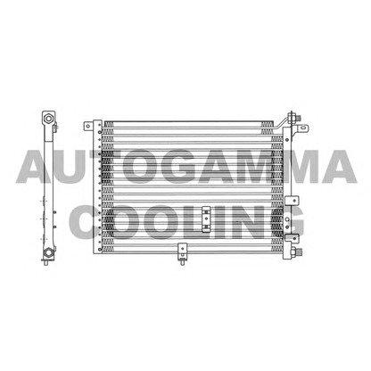 Photo Condenser, air conditioning AUTOGAMMA 102777