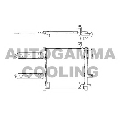 Foto Kondensator, Klimaanlage AUTOGAMMA 102780