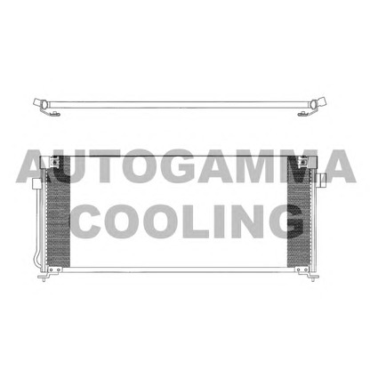 Photo Condenser, air conditioning AUTOGAMMA 102790