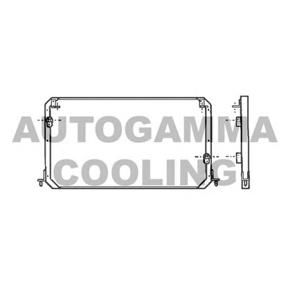 Photo Condenser, air conditioning AUTOGAMMA 102804