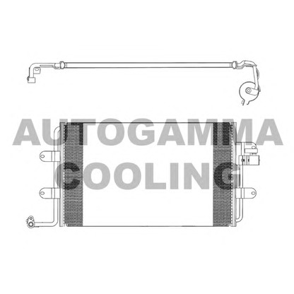 Photo Condenser, air conditioning AUTOGAMMA 102813