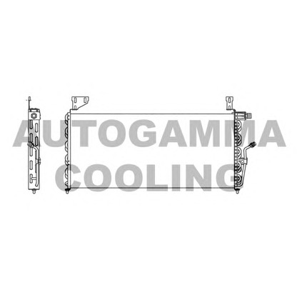 Photo Condenser, air conditioning AUTOGAMMA 102817